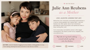 Julie Ann Reubens as a Mother (Family Role)
